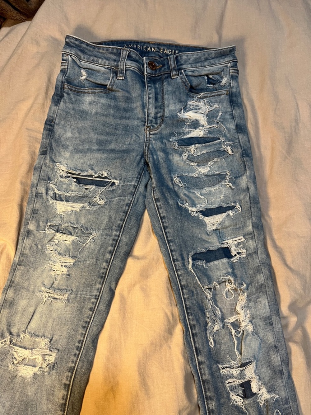 American Eagle Blue Denim Stretch Jeans